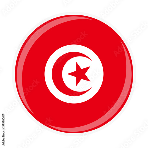 Tunisia national round circle flag emblem official icon Free Download Tunisia national round circle flag emblem official icon - GFXLoad
