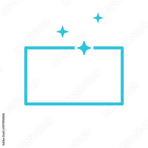 Stage, Theater icon. Isolated on white background. Blue icon