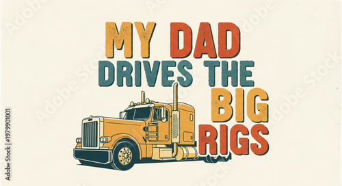 Truck Big Rig Driver Vehicle.