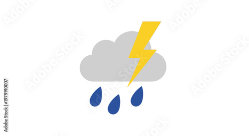 Weather Rain Cloud Storm Lightning.