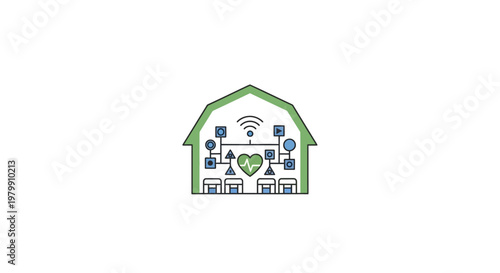 Smart Home Automation System Control Panel.