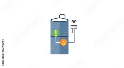 Smart Water Heater Control System Device.
