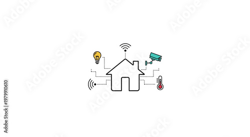 Smart Home Automation System Control.