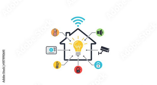 Smart Home Automation System Control.