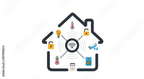 Smart Home Automation System Control.