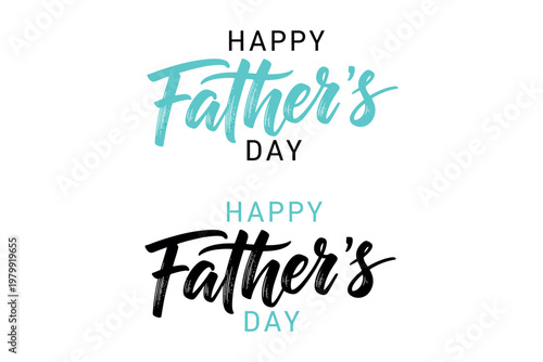 Festive father's day typography a vibrant and heartfelt celebration of dad