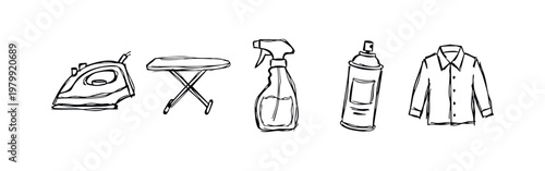 Interior Design Elements: Tiny House, Bed, Stairs, Kitchen, Bunk Bed Icons