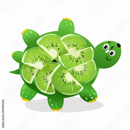 Schildkröten-Kiwi-Teller
