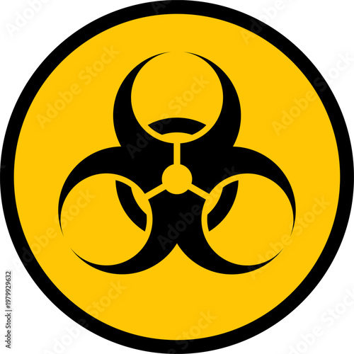 radioactive symbol radiation material and ionizing yellow sign warning printable sign poster plaque template design