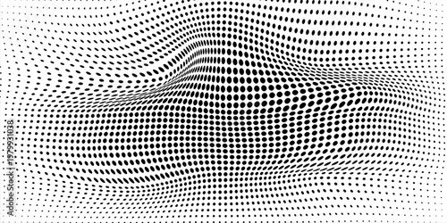 grunge Halftone white and black dots pattern and black gradient grunge texture background. Dotted line comic sport style vector illustration