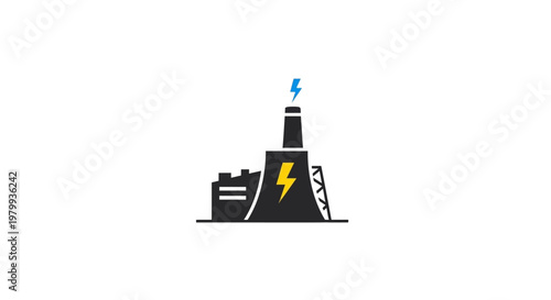 Industrial Power Plant Energy Generation.