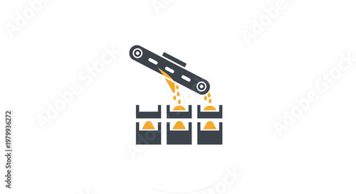 Industrial robotic arm assembly line.