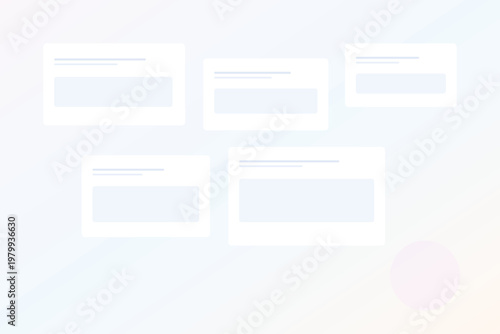 Pastel SaaS dashboard interface background with floating analytics cards admin panel UI modern vector template layout design