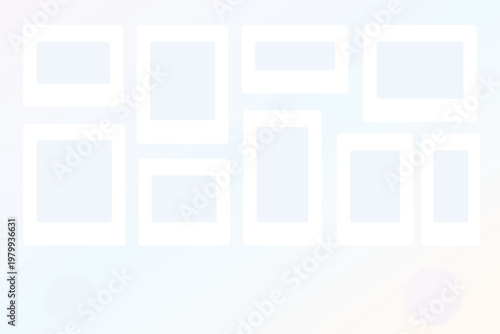 Pastel SaaS dashboard interface background with modular analytics cards grid admin panel UI vector template modern layout