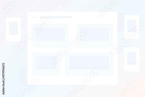 Modern SaaS dashboard interface background with large analytics admin panel widgets pastel UI vector template layout design