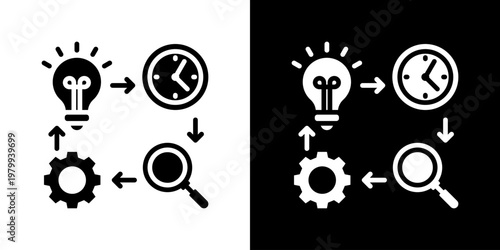 Development Icon Set Multiple Style Collection