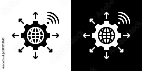 Deployment Icon Set Multiple Style Collection