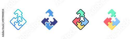 Complementary Icon Set Multiple Style Collection