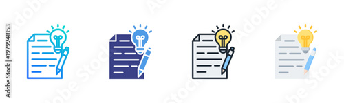 Concept Icon Set Multiple Style Collection