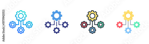 Framework Icon Set Multiple Style Collection