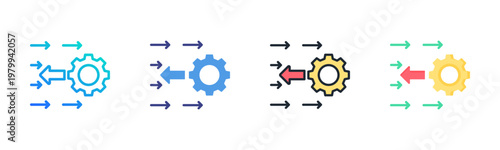 Change Icon Set Multiple Style Collection