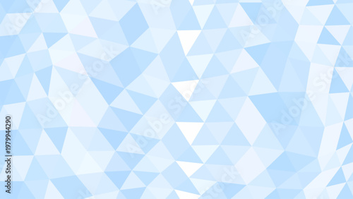 パステルカラー三角形モザイク抽象背景テクスチャデザイン　水色