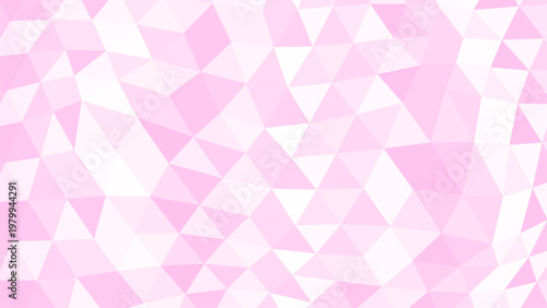 パステルカラー三角形モザイク抽象背景テクスチャデザイン　ピンク