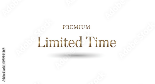A premium limited time offer displayed on a clean white background