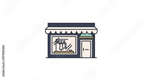 Shop Store Front Facade Building.