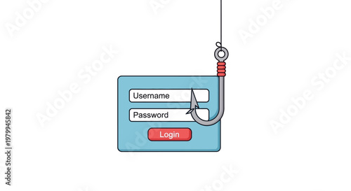 Phishing scam login page hook.