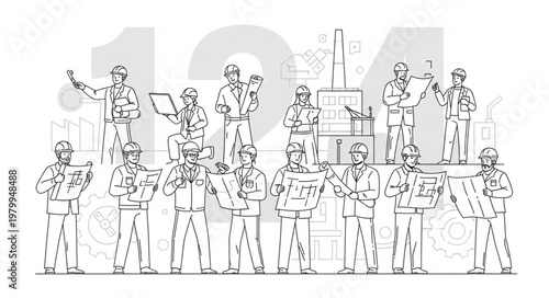 Group of Soldiers Standing Together in Formation.