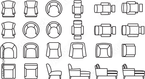 Furniture design plans offer an interesting insight into the meticulous planning involved in interior design.