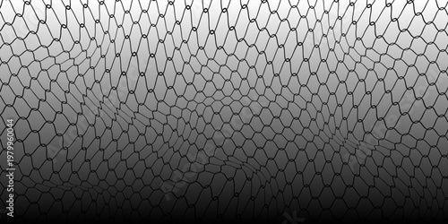 Curved net pattern. Seamless design for sportswear or equipment like soccer goals, volleyball nets, basketball hoops, hockey nets, and athletic gear