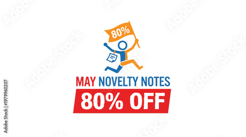 Promotional Banner for May Novelty Notes Sale