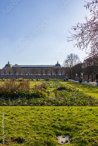 Tableau sur toile A beautiful landscape at Tuileries Garden in Paris France FR