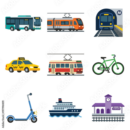 Vehicles and Transportation Modes.
