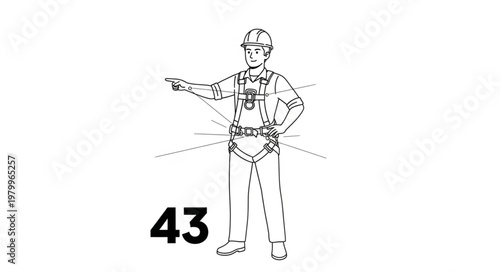 Illustration of Aviation Ground Signal Number 43.