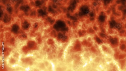 Abstract fiery texture with glowing flames and dynamic heat patterns. Intense energy background perfect for dramatic visuals and cinematic projects.
