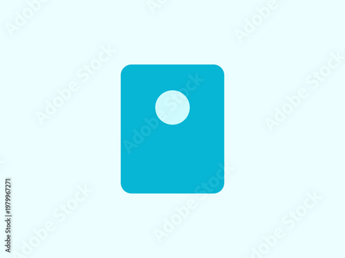 A modern 3d vector illustration of a media player interface for mobile and web featuring a sleek mp3 music icon and video power switch designed for a smartphone or computer screen