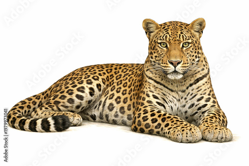 Panthera pardus. leopard The coat has distinctive black spots, or rosettes, which provide excellent camouflage in their natural habitat. 