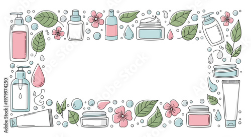 Collection of beauty and skincare products.