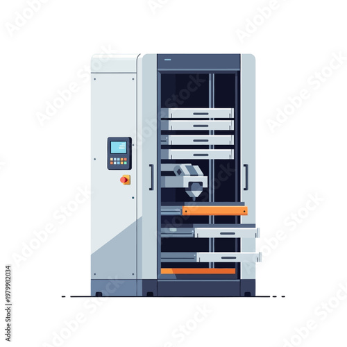 Modern 3D Printer Industrial Machine