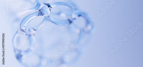 Bild auf Leinwand Abstract dna and medical and technology background