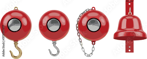 Set of fresh green zucchini whole and sliced with seeds isolated healthy organic vegetable vector illustration collection