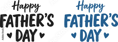 Celebrate fathers day heartfelt typography designs for dad happy fathers day greetings wishes