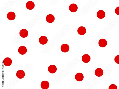 Bild auf Leinwand red blood cells dots art