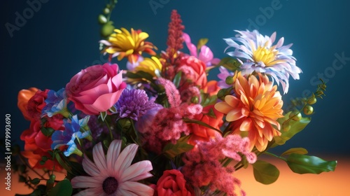 A breathtaking explosion of color and texture captured in a cinematic floral masterpiece.