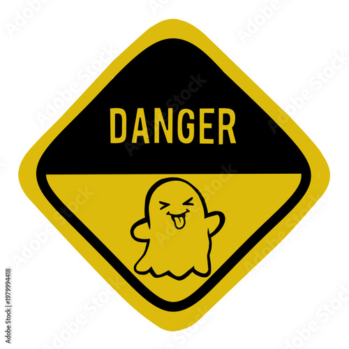 Bild auf Leinwand Fantasma burlón DANGER.