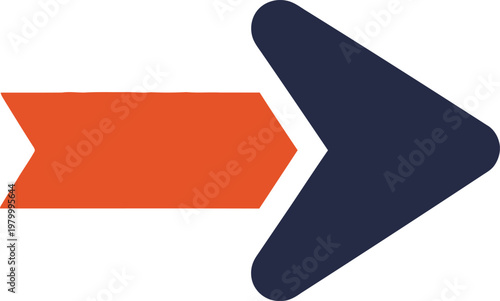 Arrow Pointing Right Direction Symbol.