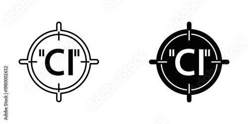 chlorine chemical element symbol icon flat design vector illustration